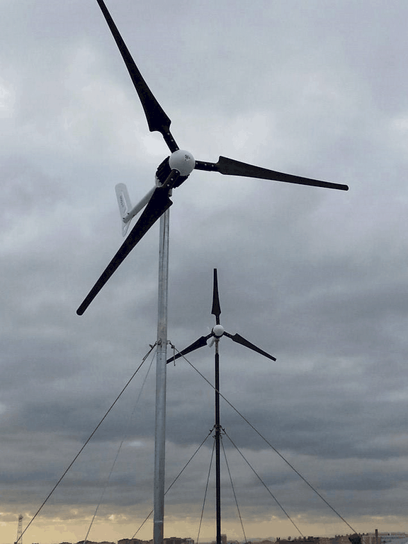 Kit éolienne domestique + Mât 2000w 48v